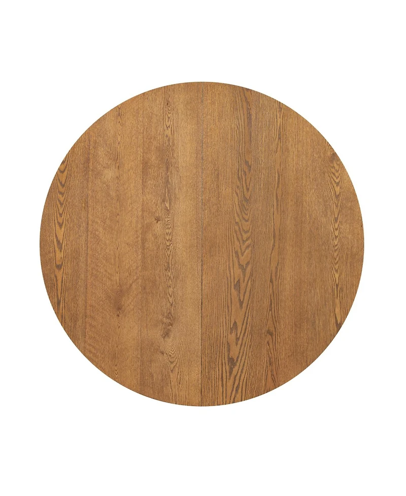 Streamdale Furniture 5piece Extendable Round Dining Set with Leaf
