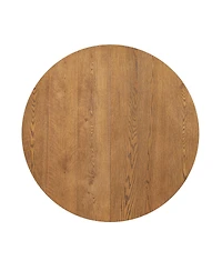Streamdale Furniture 5piece Extendable Round Dining Set with Leaf