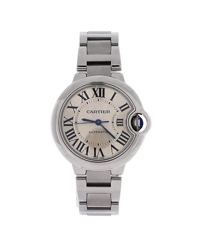 Pre-Owned Cartier Ballon Bleu de Cartier Automatic Watch in Stainless Steel 33mm