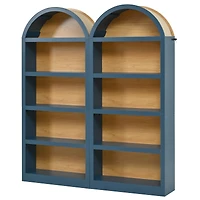 Streamdale Furniture Retro Tv Stand Set Bookshelf