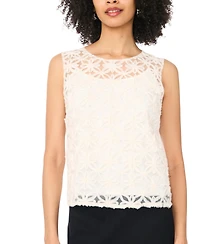 Vince Camuto Women's Sleeveless Crewneck Blouse