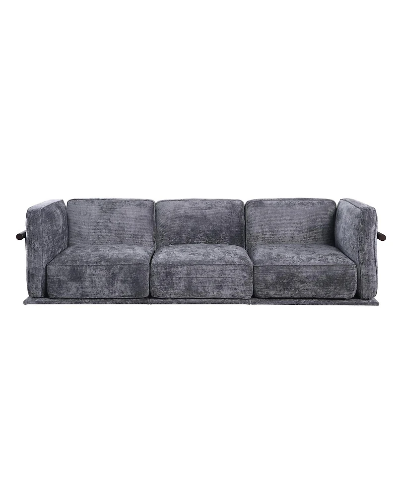 Streamdale Furniture Fashionable modular chenille sofa with iron and wood frame