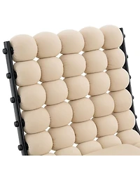 Streamdale Furniture Set of 2 Puffy Bubble Chairs with Legs, Modern Tufted Accent Chairs