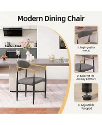 Streamdale Furniture Upholstered Dining Chairs (Set of 2)