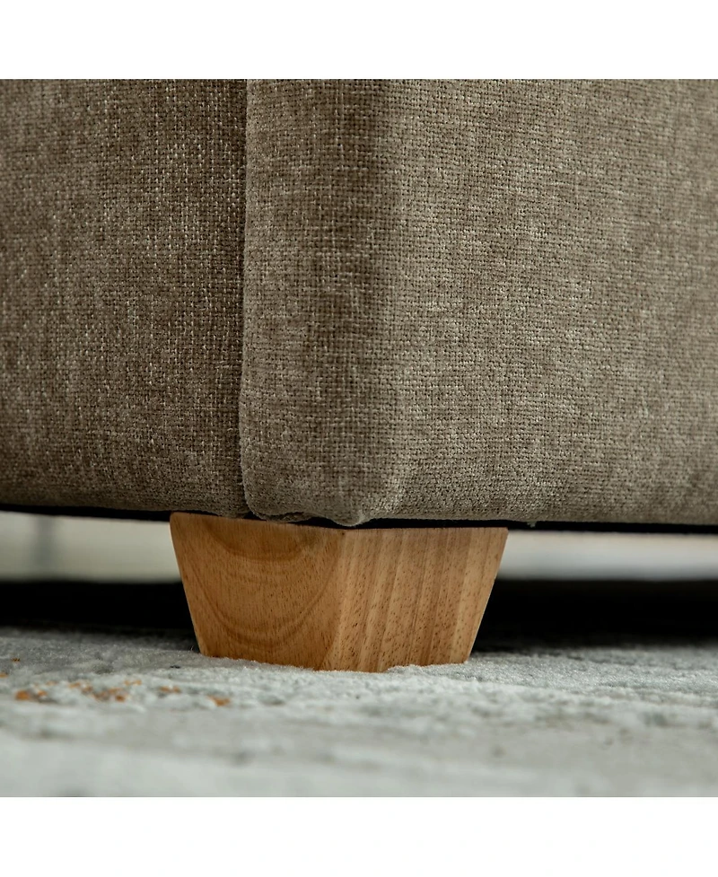Streamdale Furniture Tufted Chenille Storage Bench