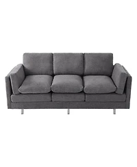 Streamdale Furniture Modern 3-seater Sofa 79.5" with Dual-layer Seat Cushions