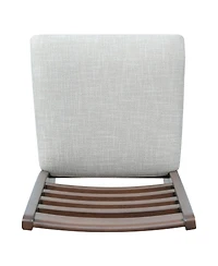 Streamdale Furniture Farmhouse Upholstered Dining Chairs Set.