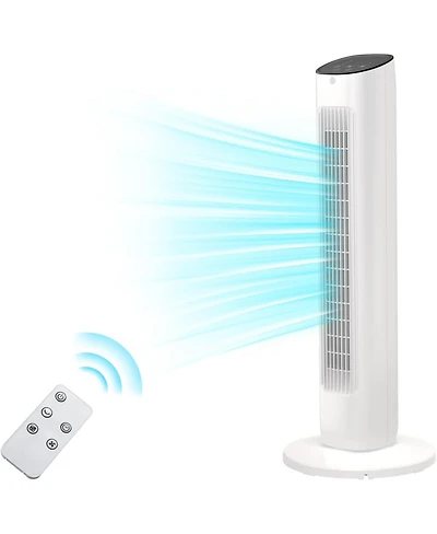 Antarctic Star Oscillating Tower Fan with Led Display, Remote and 15H Timer