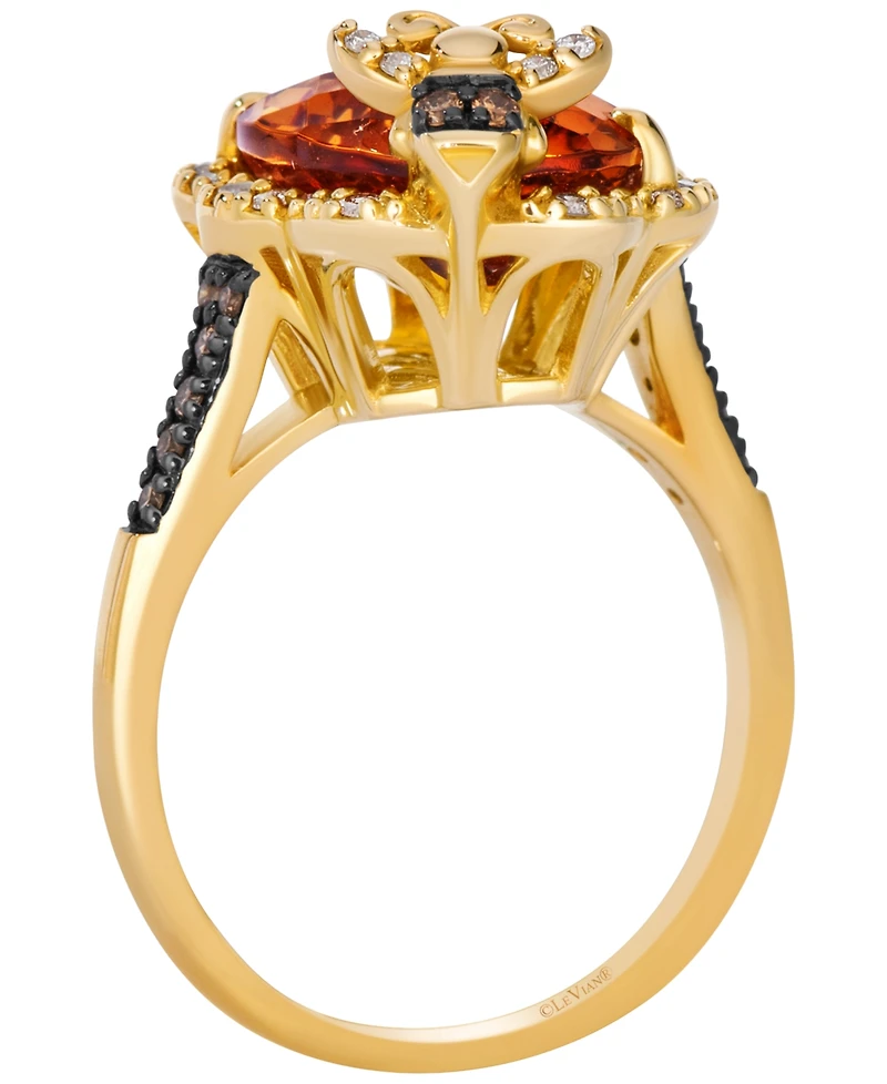 Le Vian Citrine (4-7/8 ct. t.w.) & Diamond (1/4 ct. t.w.) Ring in 14k Honey Gold
