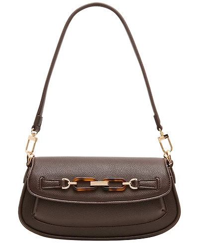 Anne Klein Convertible Flap Small Shoulder Handbag