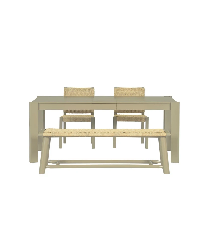 Streamdale Furniture Farmhouse Extendable Dining Set