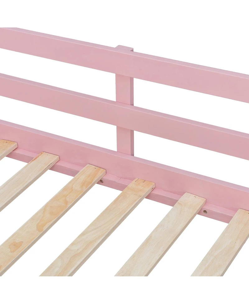 Streamdale Furniture Bunk Bed with 4 Drawers, Rail, Light, Shelves