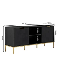 Streamdale Furniture Heavy Duty Rolling Garment Rack and Closet Organizer
