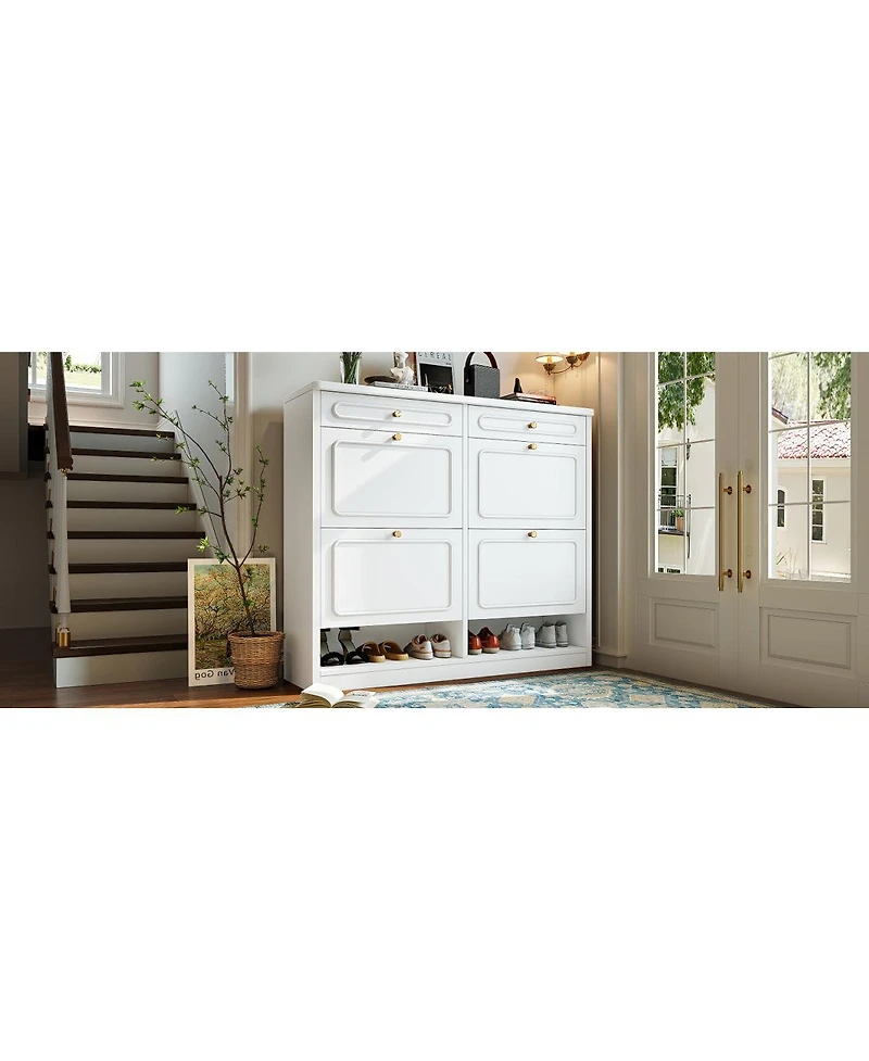 Streamdale Furniture Heavy Duty Rolling Garment Rack and Closet Organizer