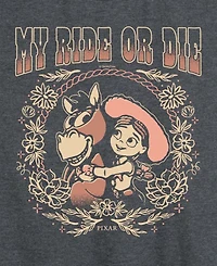 Hybrid Apparel Plus Size Toy Story 5 Ride or Die Jessie Bullseye Racerback Sleeveless Tank Top