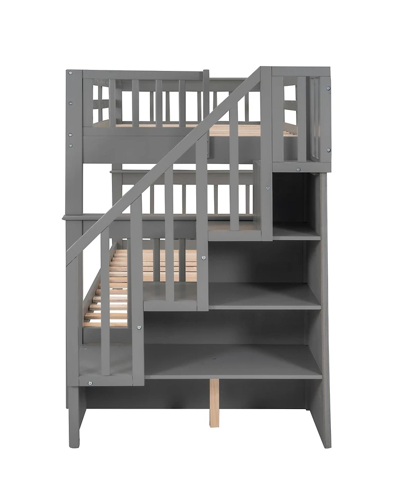 Streamdale Furniture Twin Bunk Bed w/ 3 Drawers