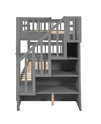 Streamdale Furniture Twin Bunk Bed w/ 3 Drawers