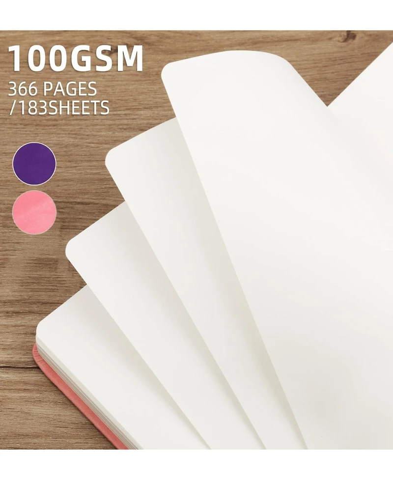 Gnuadz Leather Hardcover Sketchbook Journal Notebook