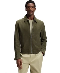 Boss by Hugo Men's Suede Regular-Fit Leather Jacket