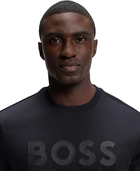 Boss by Hugo Men's Cotton Regular-Fit Tonal Logo T-Shirt