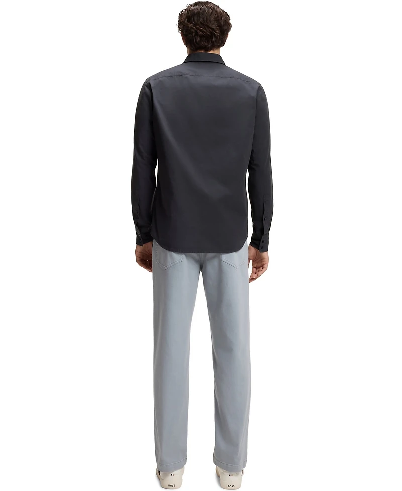 Boss by Hugo Men's Cotton Poplin Regular-Fit Dress Shirt