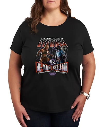 Hybrid Apparel Plus Masters of the Universe He Man Vs Skeletor Short-Sleeve Graphic T-Shirt