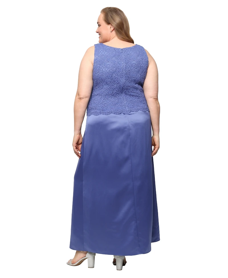 Alex Evenings Plus Lace Dress & Jacket