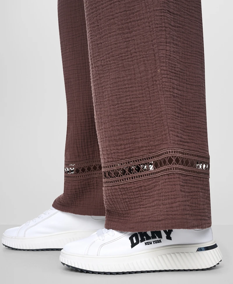 Dkny Jeans Women's Mid Rise Drawstring Pants