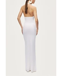 Nocturne Women's Halter Neck Cut-Out Maxi Dress