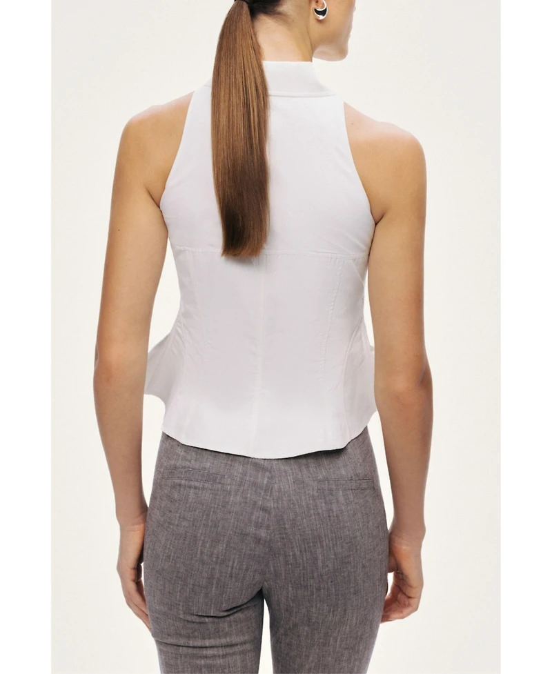 Nocturne Women's Sleeveless Sculpted Shirt