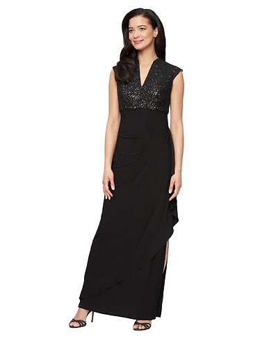 Alex Evenings Women's Empire Waist Dress