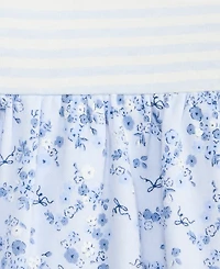 First Impressions Baby Girls' 0M-24M Long-Sleeve Mixed-Print Dress, Macy's Exclusive