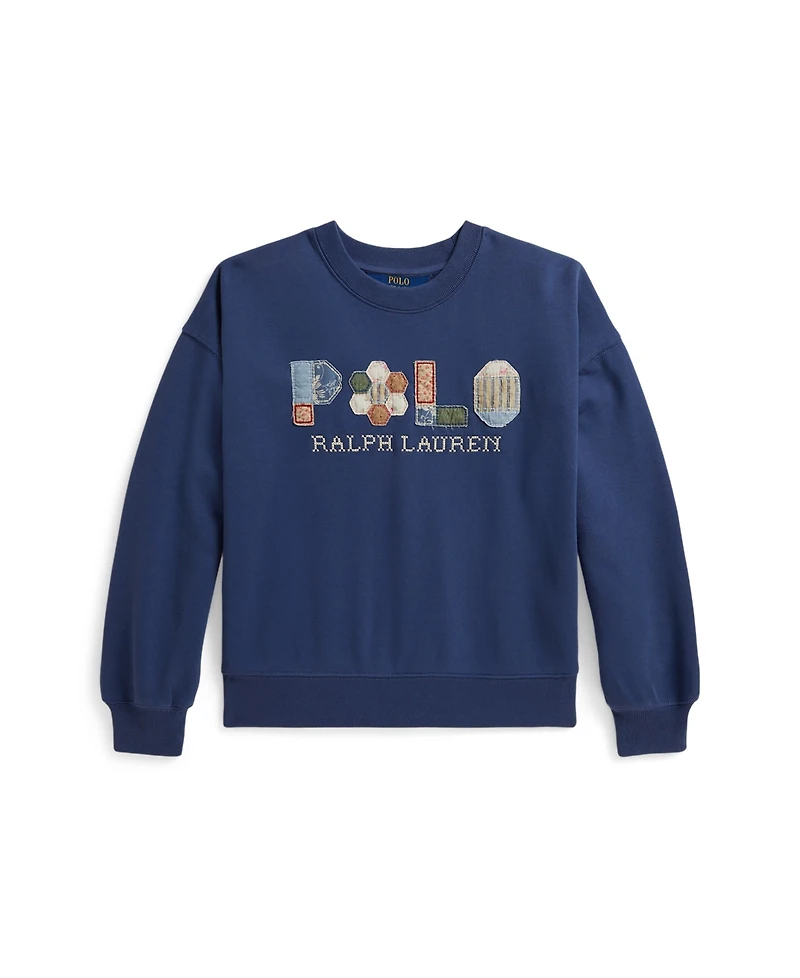 Polo Ralph Lauren Girls' 7-16 Long-Sleeve Sweatshirt