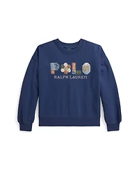 Polo Ralph Lauren Girls' 7-16 Long-Sleeve Sweatshirt