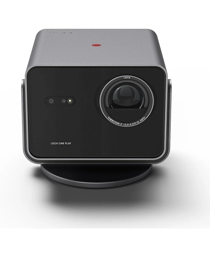 Leica Cineplay 1 Portable 4K Uhd Smart Projector with a Leica Projector Stand