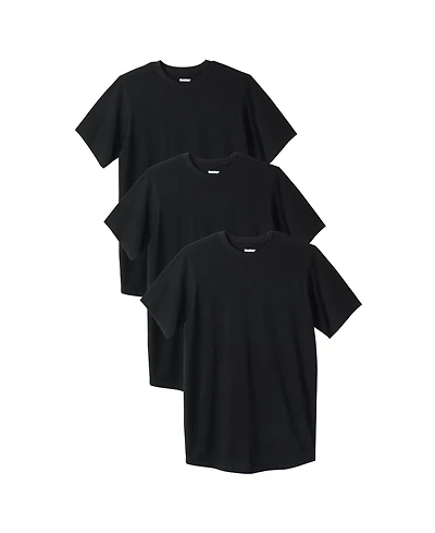 KingSize Big & Tall 3-Pack Cotton Crewneck Undershirt