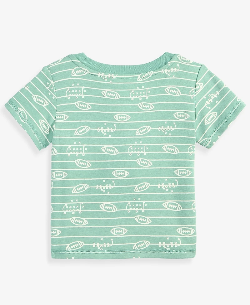 First Impressions Baby Boys' 3M-24M Mix & Match Short-Sleeve Football Play Cotton T-Shirt, Macy's Exclusive