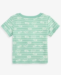 First Impressions Baby Boys' 3M-24M Mix & Match Short-Sleeve Football Play Cotton T-Shirt, Macy's Exclusive