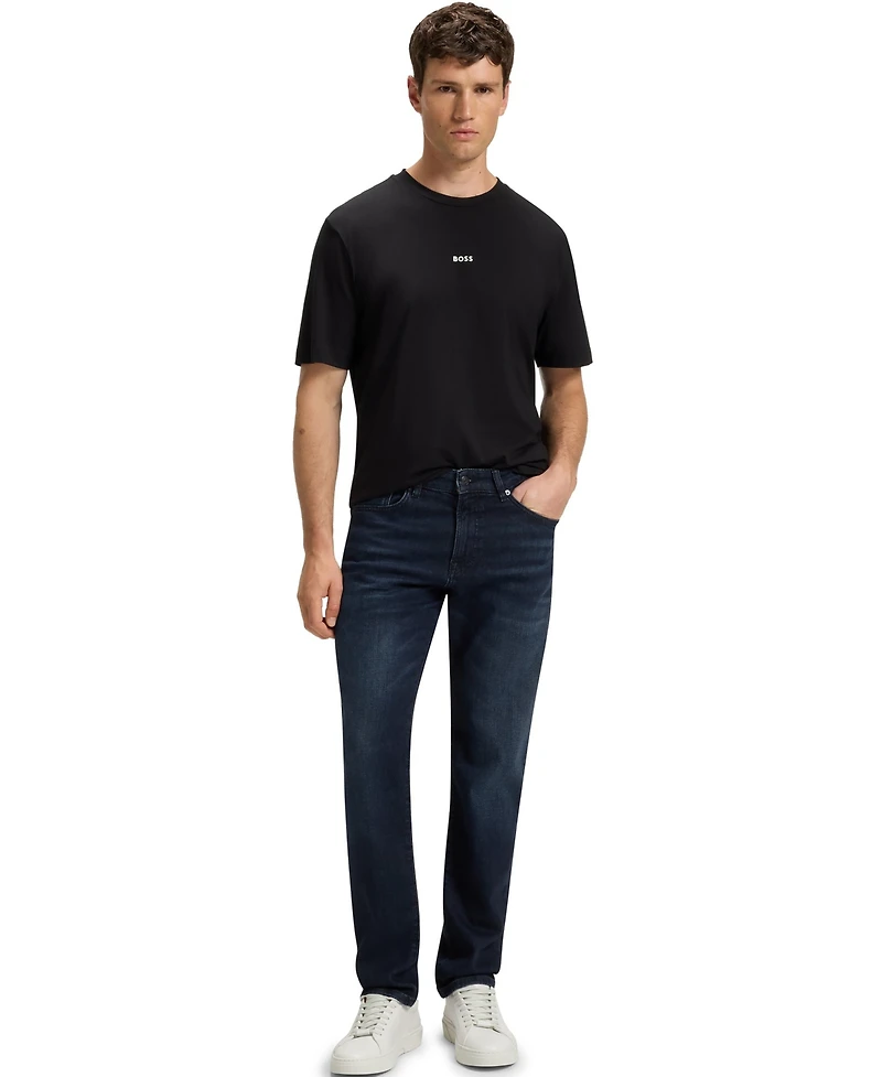 Boss by Hugo Men's Comfort-Stretch Denim Regular-Fit Jeans