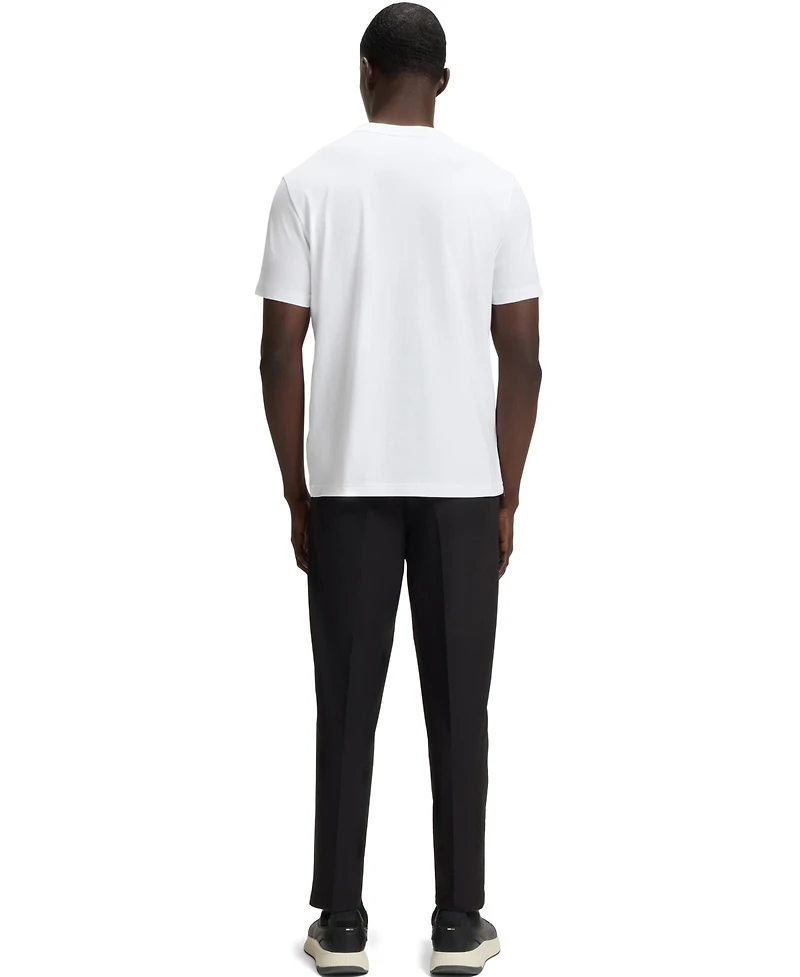 Boss by Hugo Men's Contrast Logo Regular-Fit T-Shirt