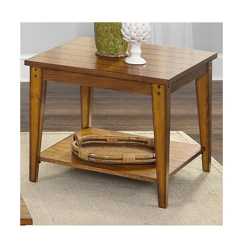 Liberty Furniture Industries, Inc. Lake House Square Lamp Table