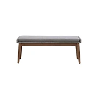 Liberty Furniture Industries, Inc. Linen Upholstered Dining Bench with Removable Cushion