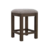 Liberty Furniture Industries, Inc. Cascade Falls Living Room Upholstered Console Stool - Satin Espresso