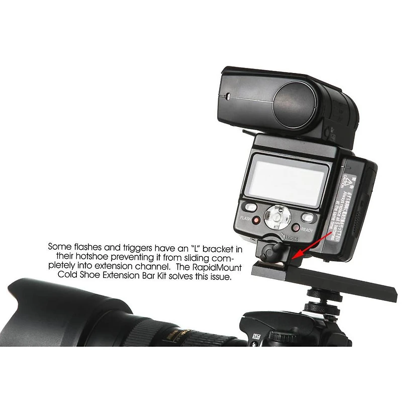 Tether Tools RapidMount Cold Shoe Slider for Extension Bar