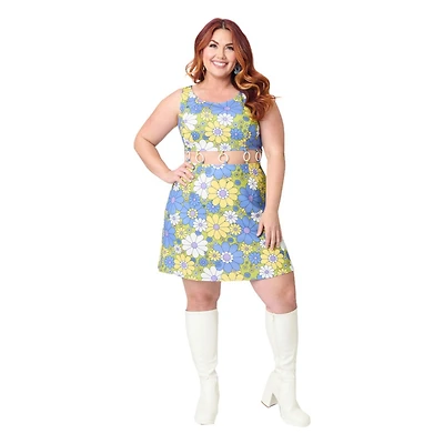 Smak Parlour Plus Gettin Groovy Mini Dress