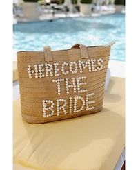 Untamed Petals Here Comes the Bride Pearl Tote