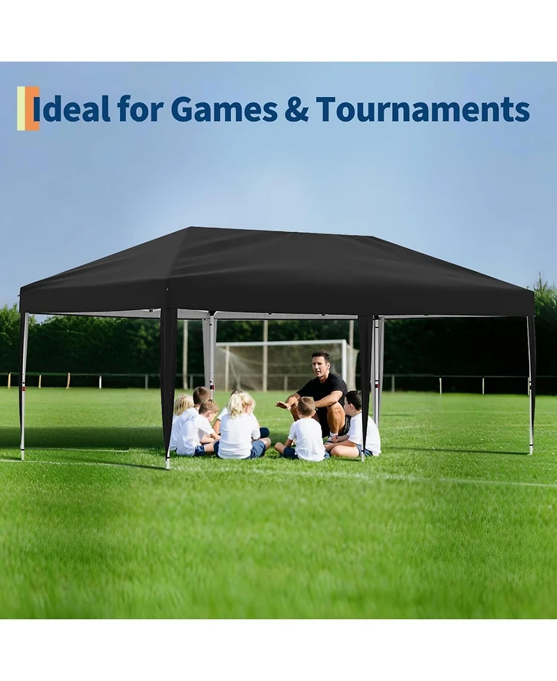 gaomon Portable Outdoor 10x20 Pop Up Canopy Tent for Picnics, Camping