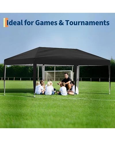 gaomon Portable Outdoor 10x20 Pop Up Canopy Tent for Picnics, Camping