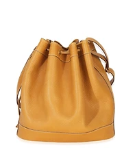 Pre-Owned HERMES Sable Togo Market Bucket Tote