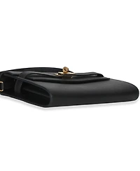 Pre-Owned Hermes Black Epsom Kelly To Go Wallet Ghw